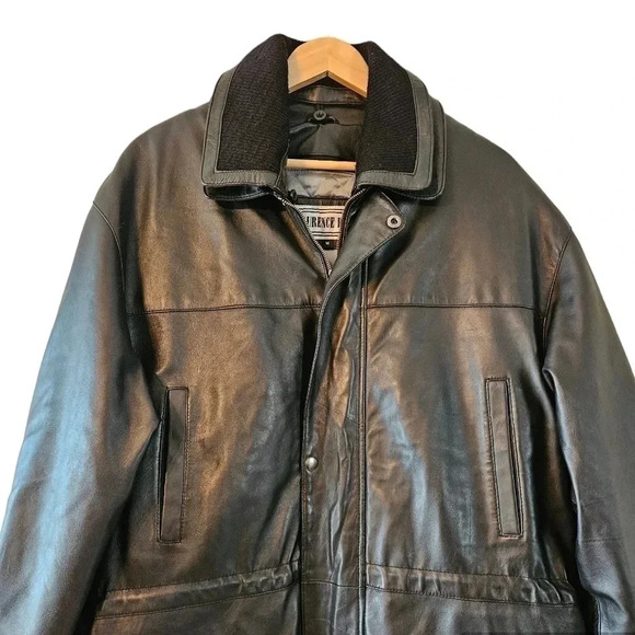Laurence Roy Vintage 100% Lambskin Leather Moto  Biker Boho Jacket Black Size M. - Picture 3 of 16